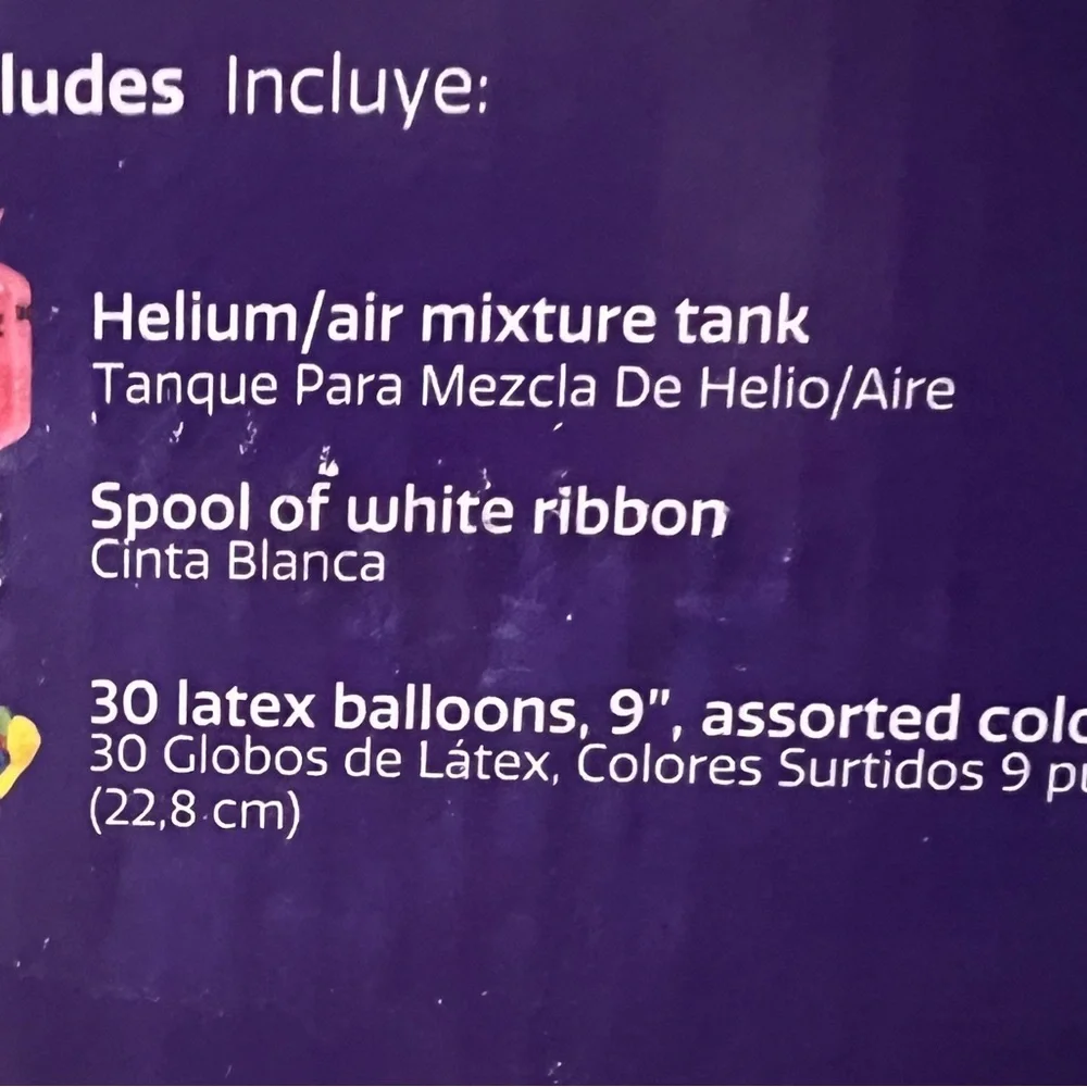 30 Colorful Balloon Time Helium Tank